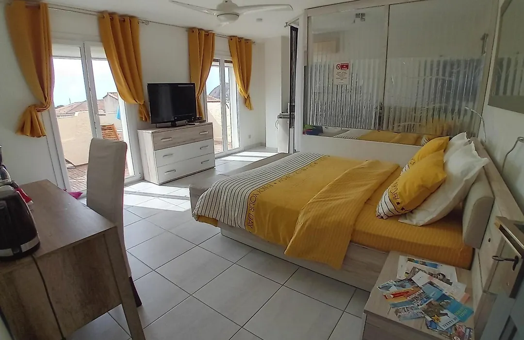 Charmante chambre avec vue mer - parking gratuit-1